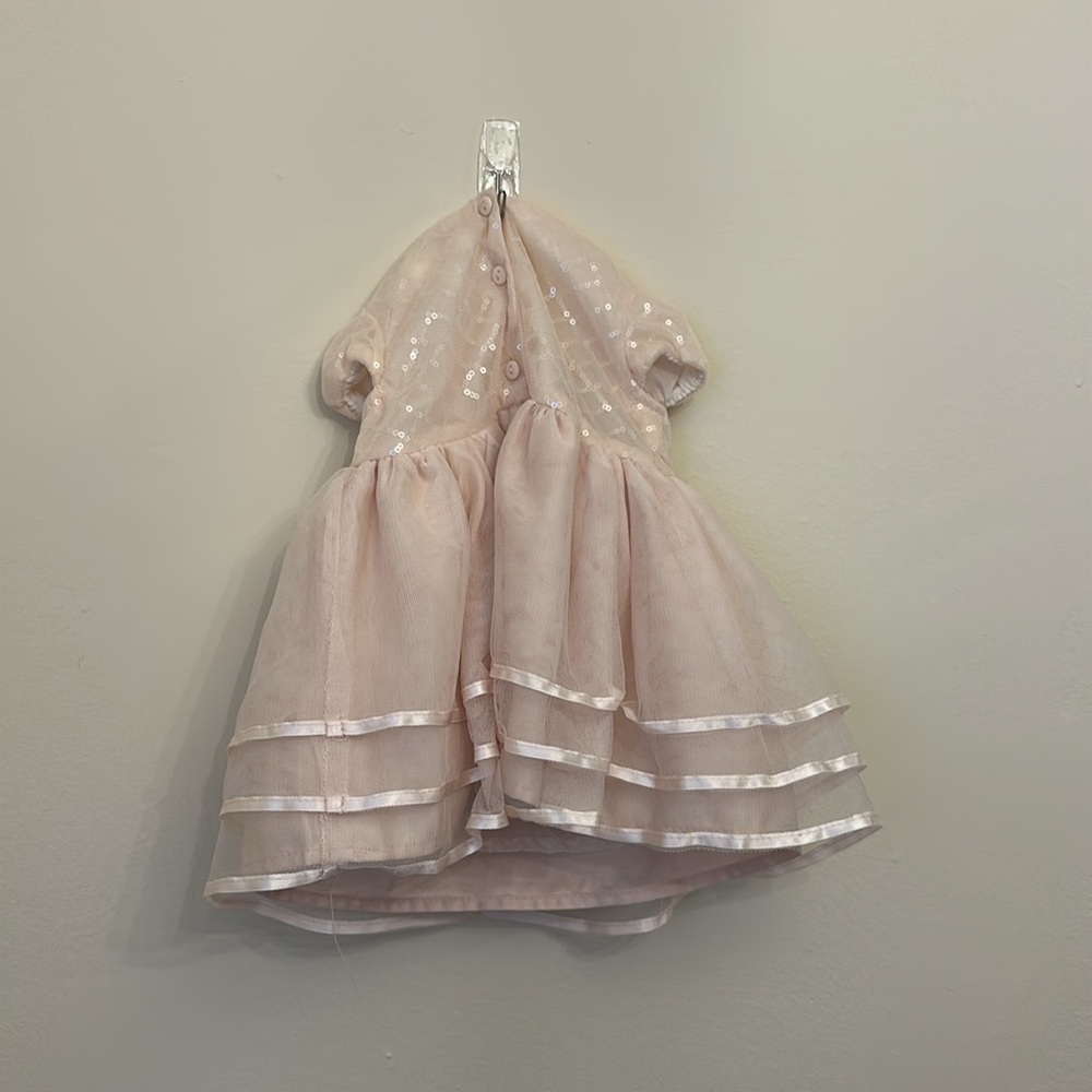 Biscotti Baby Cream Sequin Dress - Picture 3 of 3